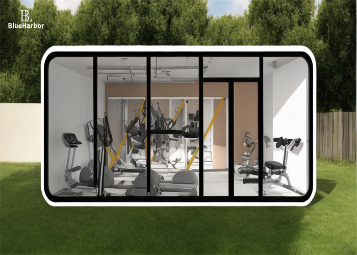 Light Steel Structure Space Capsule House For Gym Store Apple Cabin Office