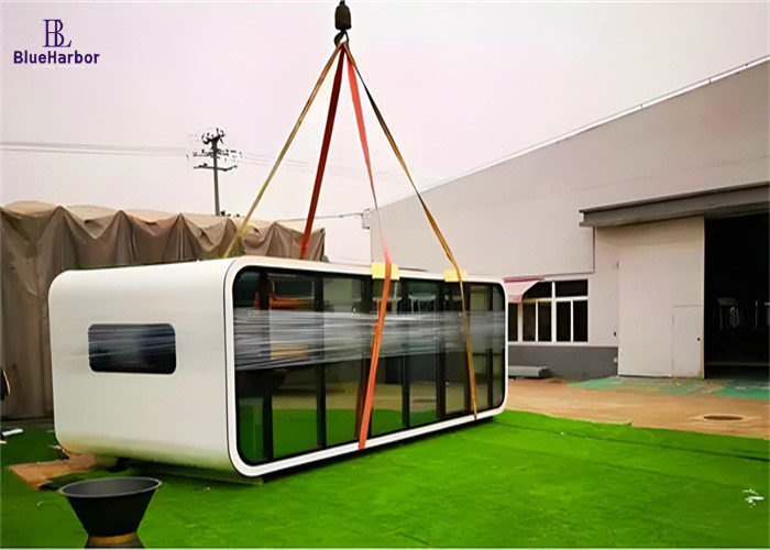 Light Steel Structure Space Capsule House For Gym Store Apple Cabin Office