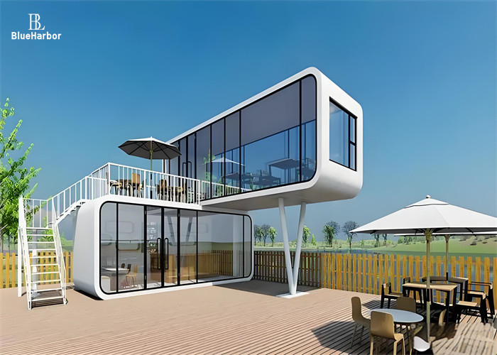 Modern Capsule Cabin House For Creative Apartments As Retreat Or Creative Office