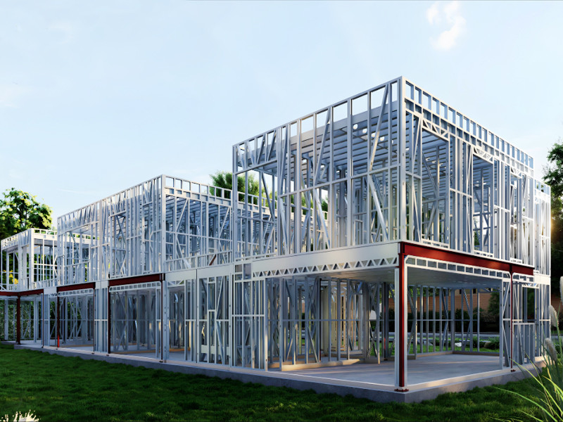 AS/AZ/EU/USA Standard Light Gauge Steel House / Prefab Fully Equipped Metal House