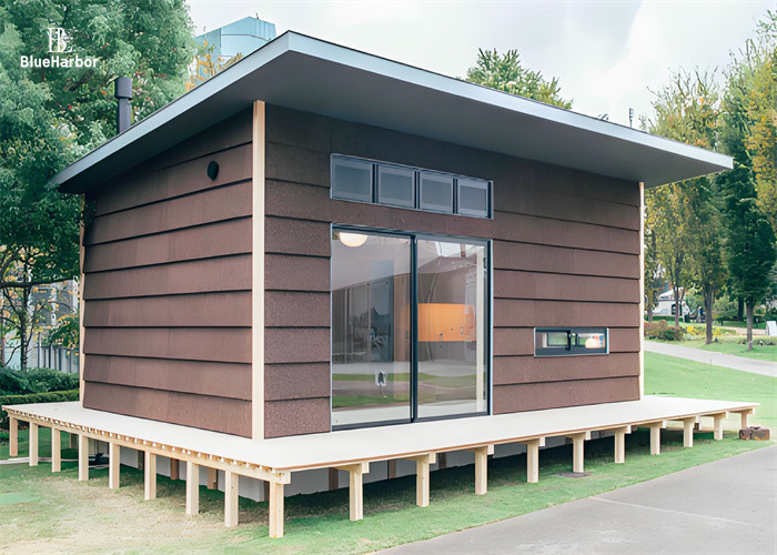 Steel Framed Prefab Tiny House For Durability In Changing Weather And Uneven Terrain